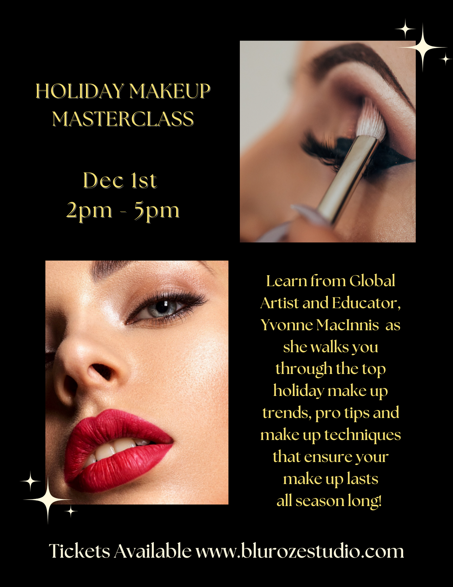 HOLIDAY MAKEUP MASTERCLASS